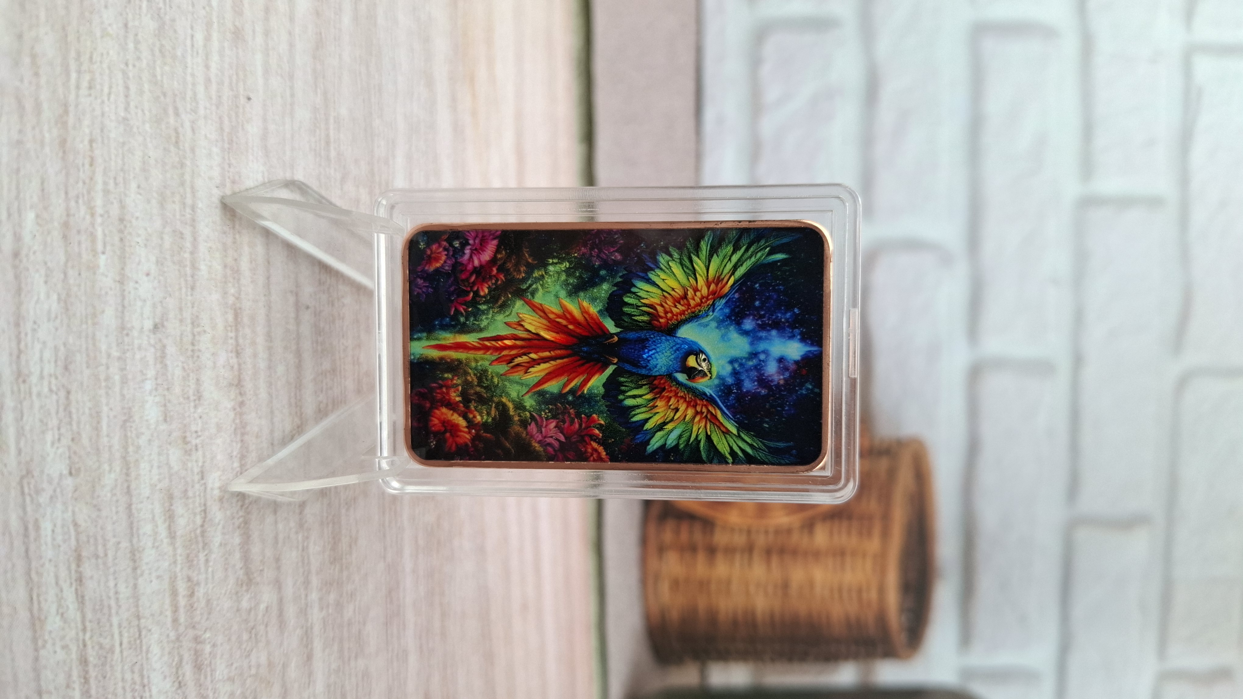 Lavish Mint Macau Bird 1 avdp .999 Fine Copper