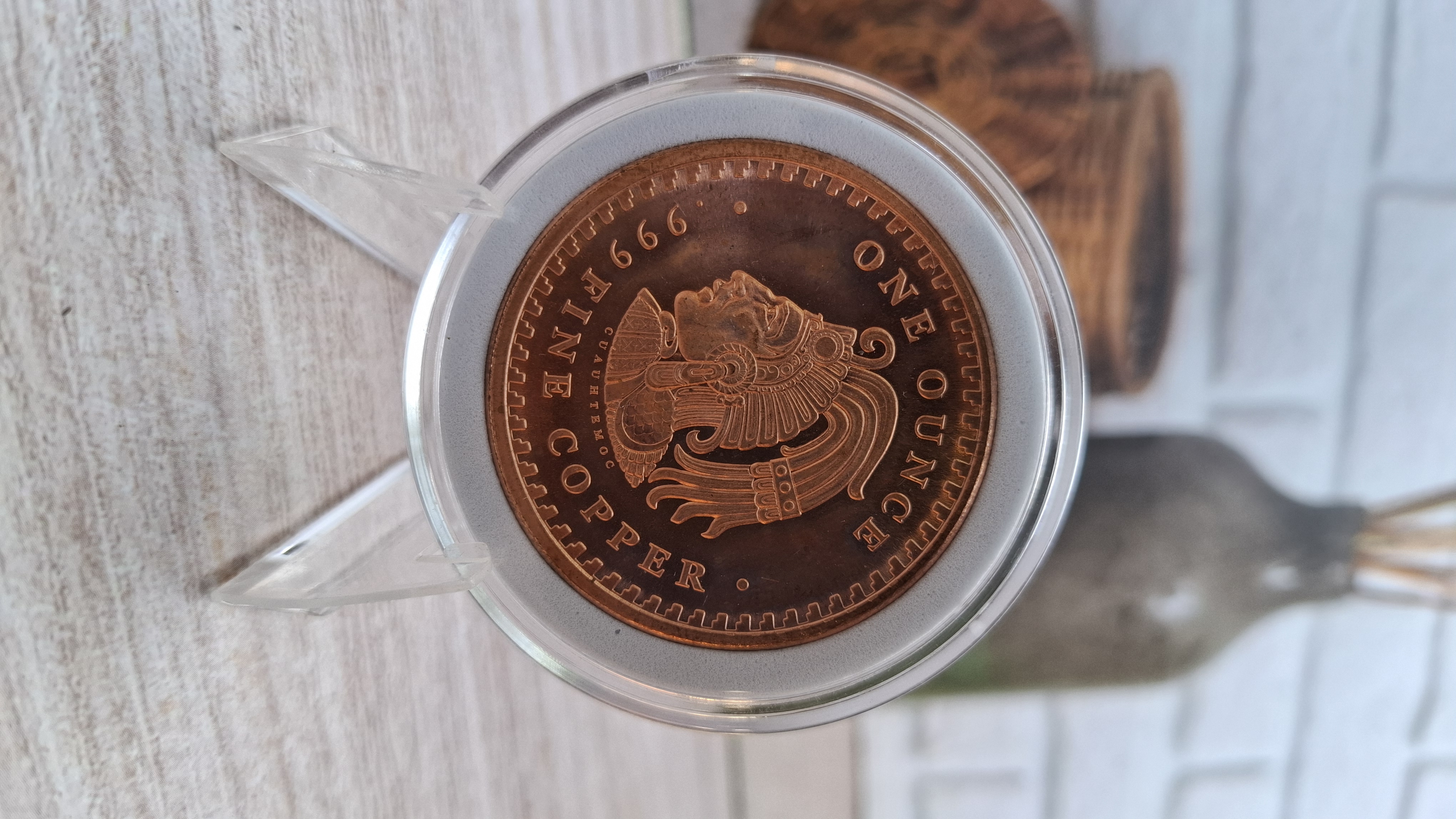 Golden State Mint Aztec Calendar  1 oz .999 Fine Copper